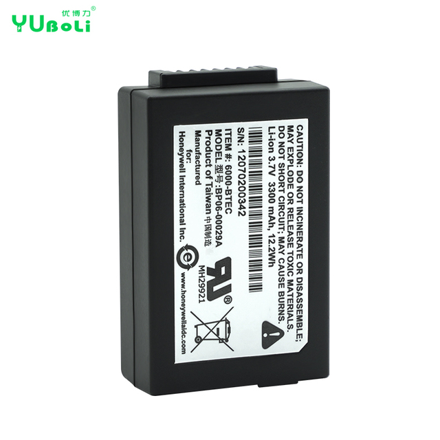 For Honeywell BP06-00029A BP06-BTEC Replacement Li-ion Scanner Battery 3.7V 3300mAh for Honeywell Barcode Scanner