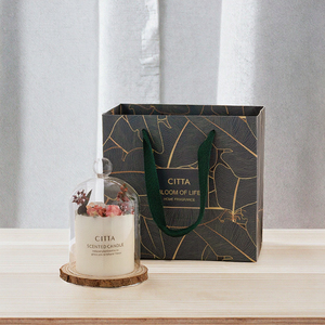 Lilin Aromaterapi Mewah Buatan Tangan dari Lilin Lebah dengan Wewangian Aromaterapi dalam Stoples Kaca Desain Modern Non-Toksik untuk Penggunaan Liburan/Natal. - Product Image 5