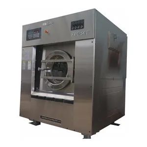 Used in hotel industrial 50kg automatic hospital laundry washing machine