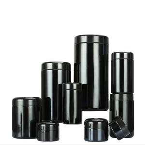 Tarros <span class=keywords><strong>de</strong></span> vidrio al por mayor Mir con tapa, 100ml, 250ml, 500ml, negros, UV, altos, redondos, violeta, a prueba <span class=keywords><strong>de</strong></span> olores, <span class=keywords><strong>de</strong></span> <span class=keywords><strong>boca</strong></span> ancha, para almacenamiento. - Product Image 6