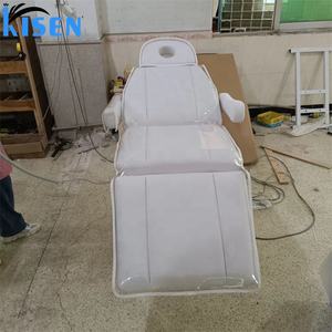 2025 Foshan Kisen Factory 3 motores con controlador de pie <span class=keywords><strong>Glory</strong></span> <span class=keywords><strong>Hole</strong></span> cama de belleza eléctrica mesa de masaje con cubierta para la venta - Product Image 5