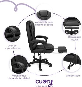 2025 Meilleure vente Pu chaise de bureau de luxe exécutif ergonomique <span class=keywords><strong>Pc</strong></span> <span class=keywords><strong>fauteuil</strong></span> inclinable <span class=keywords><strong>pas</strong></span> <span class=keywords><strong>cher</strong></span> Massage chaise d'ordinateur avec repose-pieds - Product Image 5