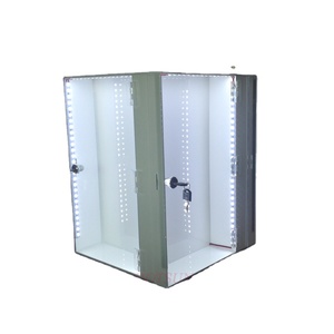 Siêu thị <span class=keywords><strong>Acrylic</strong></span> hiển thị trường hợp cho điện thoại di động Phụ Kiện đứng chủ 360 xoay <span class=keywords><strong>Acrylic</strong></span> <span class=keywords><strong>LED</strong></span> ánh sáng - Product Image 5