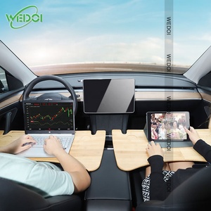 ชุดพวงมาลัยรถถาดแล็ปท็อปสำหรับ <span class=keywords><strong>Tesla</strong></span> รุ่น3 /<span class=keywords><strong>y</strong></span> อุปกรณ์เสริมพวงมาลัยอาหารโต๊ะทำงานแบบพกพา - Product Image 1