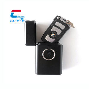 자동차 키용 알루미늄 신호 차단 케이스 도난 방지 파라데이 백 <span class=keywords><strong>RFID</strong></span> 차단 키리스 엔트리 폴더형 자석 뚜껑 포함 - Product Image 2