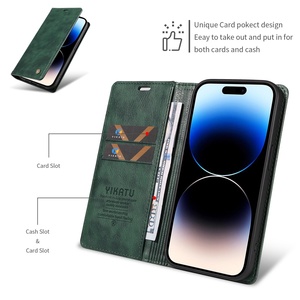 เคสหนัง PU มีกระเป๋าใส่บัตรสำหรับ iPhone 16 PRO MAX 16 Pro 16 PLUS 16 A-975 - Product Image 5