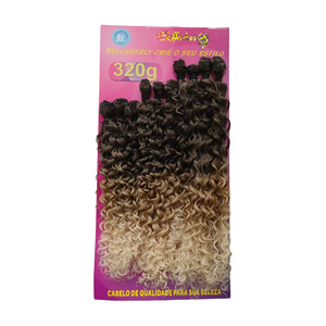 Fibra Sintética de Alta Temperatura para Trenzas Afro Bohemias, Rizos de Esponja, Ondas Oceánicas y Crochet para Tejer - Product Image 6