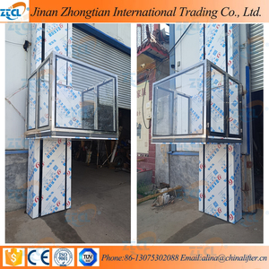 Rumah digunakan tangga <span class=keywords><strong>Lift</strong></span> <span class=keywords><strong>Platform</strong></span> listrik dengan pintu kaca - Product Image 4