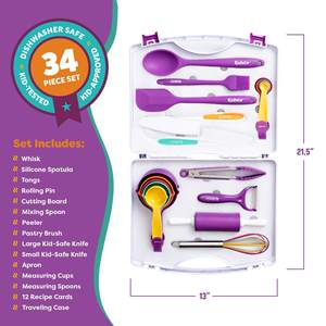 Toddler <strong>Kitchen</strong> Play <strong>Small</strong> Children Baking <strong>Kitchen</strong> Set Pretend Real Play Gourmet Cooking Tools Kit Box for Kids <strong>Toy</strong> Children - Product Image 3