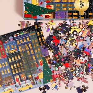 <span class=keywords><strong>Puzzle</strong></span> miniature personnalisé de haute qualité, prix bas, fabricant de puzzles, jeu pour enfants - Product Image 2
