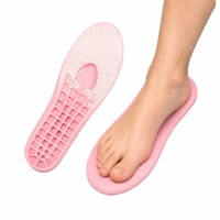 Semelles intérieures sport en ETPU blanc effet popcorn, unisexes, légères, écologiques, anti-odeur, antichoc, pour baskets et bottes