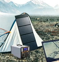 Panneau solaire pliable 500W 18V, module de charge PV portable pour stations d'alimentation extérieures, fabriqué en Chine