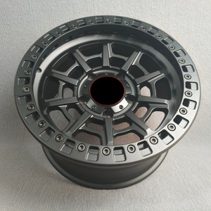 Rines Todoterreno Negros 17x9 6x139.7, Rines de Aleación Todoterreno para Ford Silverado, Dodge Ram, Defender, Jeep - Product Image 4