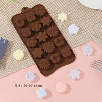 Moule en silicone personnalisé de qualité alimentaire pour chocolat, résine, gelée, roses et cœurs, pour la Saint-Valentin et la décoration de gâteaux