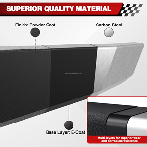 Parachoques Delantero y Trasero de Ancho Completo para Chevy Silverado 1500 2016-2018, Color Negro, <span class=keywords><strong>Precio</strong></span> de Fábrica ULON, Accesorios para Automóviles - Product Image 5