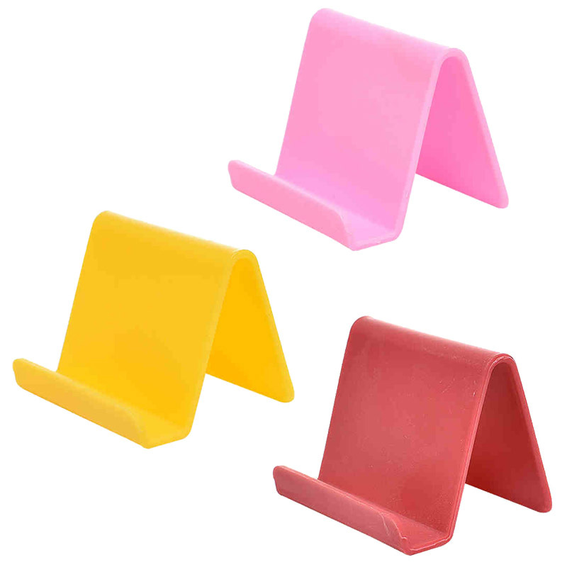 One each of pink, yellow, and red [total of 3]