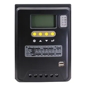 Güneş şarj kontrol cihazı 12v 24v 48v 60A 80A 100A 120A LCD ekran güneş enerjisi sistemi kontrol PWM Mppt şarj kontrolörü