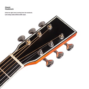 גיטרה אקוסטית Nastar 4129JF בגודל <span class=keywords><strong>41</strong></span> אינץ' עם גוף מעץ מהגוני מט, פיקוד עץ טכנולוגי, 6 מיתרים, פיקאפ יחיד, צבעים אופציונליים - Product Image 4