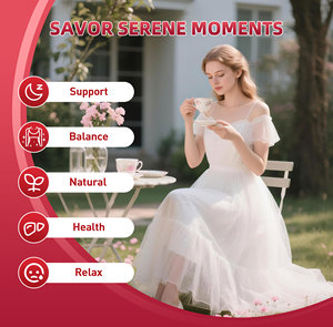 Té Herbal Femenino Natural Sin Cafeína ni Gluten, Té <span class=keywords><strong>de</strong></span> Roselle y Morera para el Bienestar Femenino, Equilibrio <span class=keywords><strong>de</strong></span> <span class=keywords><strong>la</strong></span> Salud Interna - Product Image 6