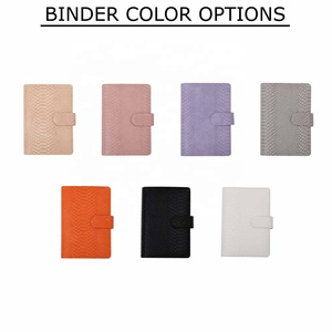 Best-seller : Agenda à anneaux A6 en cuir de serpent multicolore (7 couleurs), reliure dorée à 6 anneaux, classeur économique, planificateur TK FB Ins, séparateur de tableau de bord, feuilles mobiles - Product Image 2