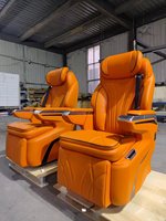 Asiento de Coche Multifuncional Modelo 2024 con Pantalla Táctil Inteligente, Personalizable, de Cuero de Aviación, con Función de Sofá Cama y Cajón