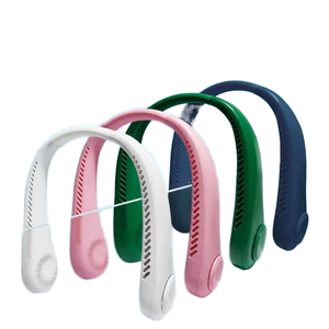 Portable Neck <b>Fan</b> Cooling Plate 360Cooling Airflow 5000mAh Rechargeable <b>USB</b> Hands-Free Bladeless Foldable 3-Speed Wearable <b>Fan</b> - Product Image 2