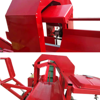 Machine à couper les arbres forestiers Processeur de bois de chauffage de 22 tonnes avec élévateur de bûches hydraulique