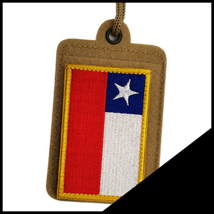 Écusson de drapeau personnalisé brodé Mexique Portugal Argentine Jamaïque, badge tactique auto-agrippant pour sac à dos et brassard - Product Image 3