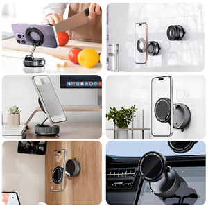 Vendez comme des gâteaux chauds Support de téléphone de voiture 360 rotation <span class=keywords><strong>bras</strong></span> de serrage pliable avec ventouse magnétique flexible - Product Image 4