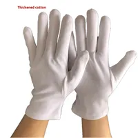 Gants en tricot de coton 5008 épais, fabriqués en interne, antidérapants pour le poignet, protection contre les basses températures, protection solaire, gants culturels d'étiquette