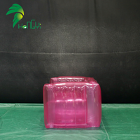 Canapé gonflable rose, fauteuil gonflable, canapé gonflable transparent en PVC, lit gonflable