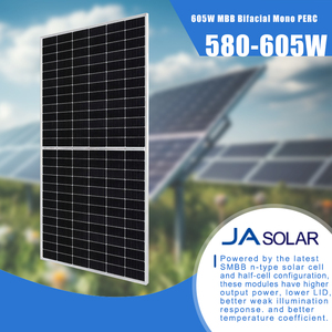 Modules solaires bifaciaux JA Offre Spéciale de 600 watts à bas prix Panneau solaire monocristallin 580W 585W 590W 600 W 65W pour la maison - Product Image 4