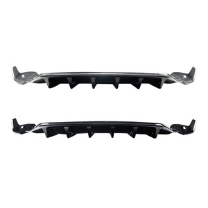 Amp-Z Spoiler arrière style lame pour Porsche Taycan 2019, finition noir piano mat, texture fibre de carbone, pièce de tuning - Product Image 2