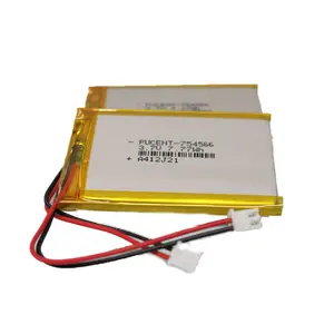 Lithium-Ion Batterijcel 8.14wh 2000Mah 2100Mah 2200Mah 1S 2S 3S Li-Ionbatterij 654566 3.7V 7.4V 11.1V 22.2V Lipo-Batterij