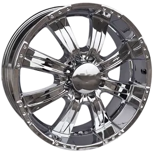 8 spoke chrome alloy wheel manufacturer PCD 8x165.1, 20*9 for GMC-SAVANA Ford E350 deep lip wheel rims