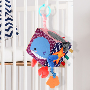 HY Toys bebé cabecera colgante agarrar bola cognitiva océano bosque dibujos animados geometría juguete - Product Image 5