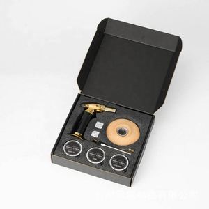 Kit de fumage pour cocktails personnalisé avec torche : 6 saveurs de copeaux de bois pour boissons et cocktails Old Fashioned (sans butane) - Product Image 2