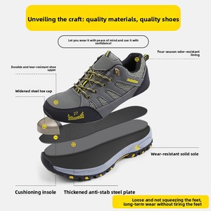<span class=keywords><strong>Chaussures</strong></span> de protection du travail anti-écrasement anti-perforation industrielles antidérapantes résistantes à l'usure <span class=keywords><strong>pour</strong></span> la construction - Product Image 4