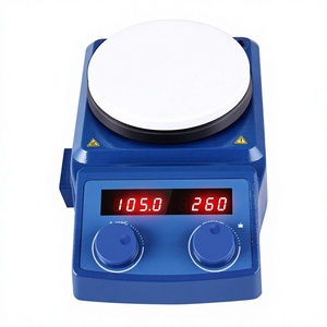 Agitateur magnétique avec plaque chauffante 5 pouces 100-1500 tr/min 110V pour usage en laboratoire - Product Image 1
