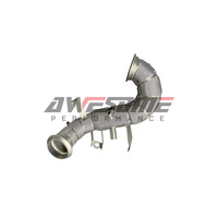 Downpipe de course exceptionnel de 3,5 pouces pour Mercedes AMG A45/A45S/CLA45/CLA45S/GLA45/GLA45S Moteur M139 2.0T 2019+ avec protections thermiques