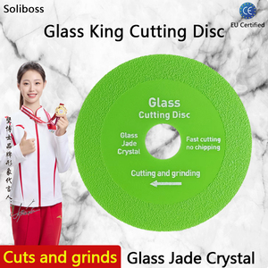 Lame de coupe diamantée brasée de 4.5 pouces, lame de scie diamantée coupe bouteilles de <span class=keywords><strong>vin</strong></span> en cristal de jade discothèques de coupe diamantados en céramique - Product Image 1
