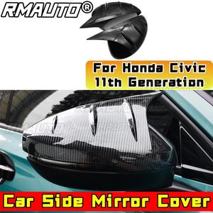 Para Honda Civic 11ª Generación: Kit de Carrocería, Cubierta Protectora para Espejo Retrovisor Lateral, Embellecedor de Espejo Retrovisor, Pieza de Modificación - Product Image 1