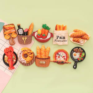 Comida de Juguete de Simulación, Hot Pot, Pan, Langosta, <span class=keywords><strong>Pizza</strong></span>, Pegamento de Crema DIY, Llavero, Pinza para el Cabello, Adornos de Resina - Product Image 3