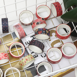 Venta al por mayor Día de San Valentín Kawaii <span class=keywords><strong>Washi</strong></span> <span class=keywords><strong>Tape</strong></span> hecho a mano Diy pegatinas decorativas para álbum de recortes amor lindo <span class=keywords><strong>Washi</strong></span> <span class=keywords><strong>Tape</strong></span> - Product Image 6