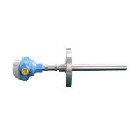 Capteur de température en acier inoxydable WZP231 PT100 RTD PT1000 avec filetage NPT 1/2' USB IP68 Résolution 0,1°C