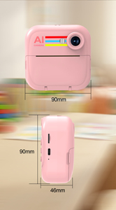 Cámara con IA para Niños, Regalo Creativo y Divertido, Cámara de Impresión Instantánea con Reconocimiento de Objetos por IA, Creador de Stickers con Voz por IA para Niños - Product Image 6