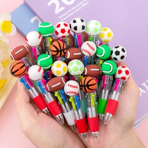 Bolígrafos de Plástico de Cuatro Colores Mini, con Diseño Navideño de Dibujos Animados, para Material Escolar y Regalos Promocionales - Product Image 4