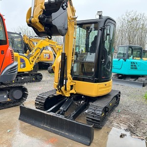 Excavatrice sur chenilles Cat 303.5ECR d'occasion en bon état, facile à utiliser, avec conduites hydrauliques et accessoires personnalisés gratuits - Product Image 4
