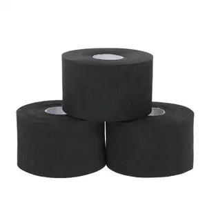 Wholesale 5 pcs Roll Disposable Barber Station Client Waterproof Paper Black Neck Strip for Hair Cutting