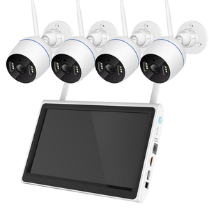 Sistema <span class=keywords><strong>de</strong></span> Cámara <span class=keywords><strong>de</strong></span> <span class=keywords><strong>Seguridad</strong></span> IP CCTV para el Hogar, con <span class=keywords><strong>Kit</strong></span> NVR Inalámbrico y Monitor LCD, para Interiores y Exteriores - Product Image 1